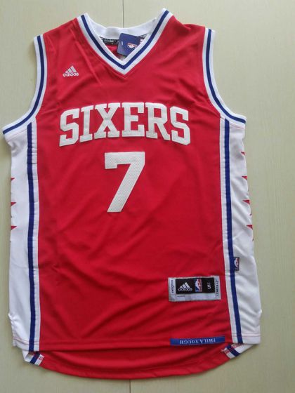 Men Philadelphia 76ers #7 Markelle Fultz Red NBA Jerseys->philadelphia 76ers->NBA Jersey